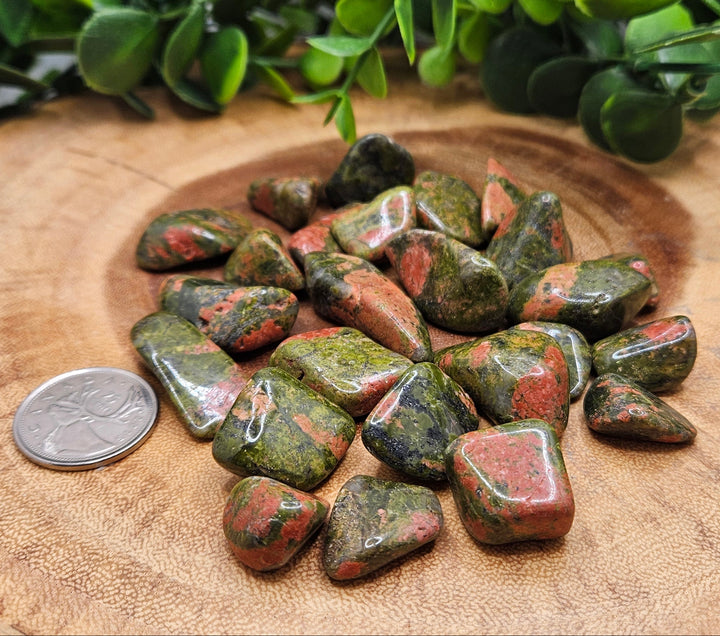 Unakite Stones Tumbled