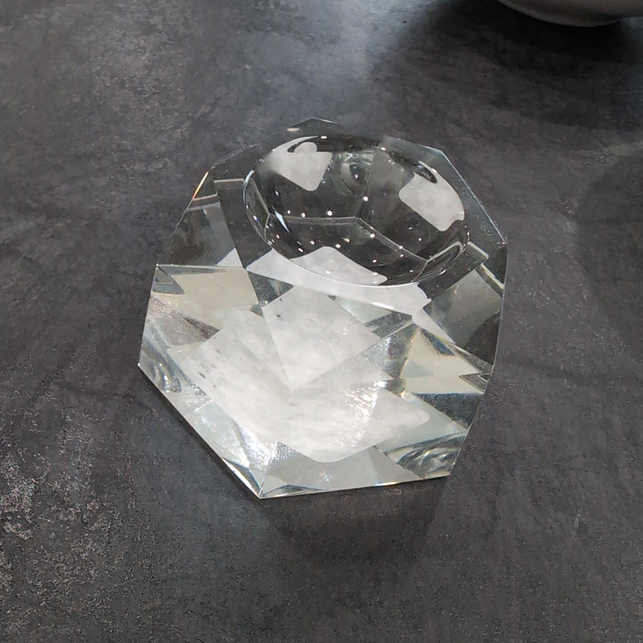 Clear Glass Sphere Stand