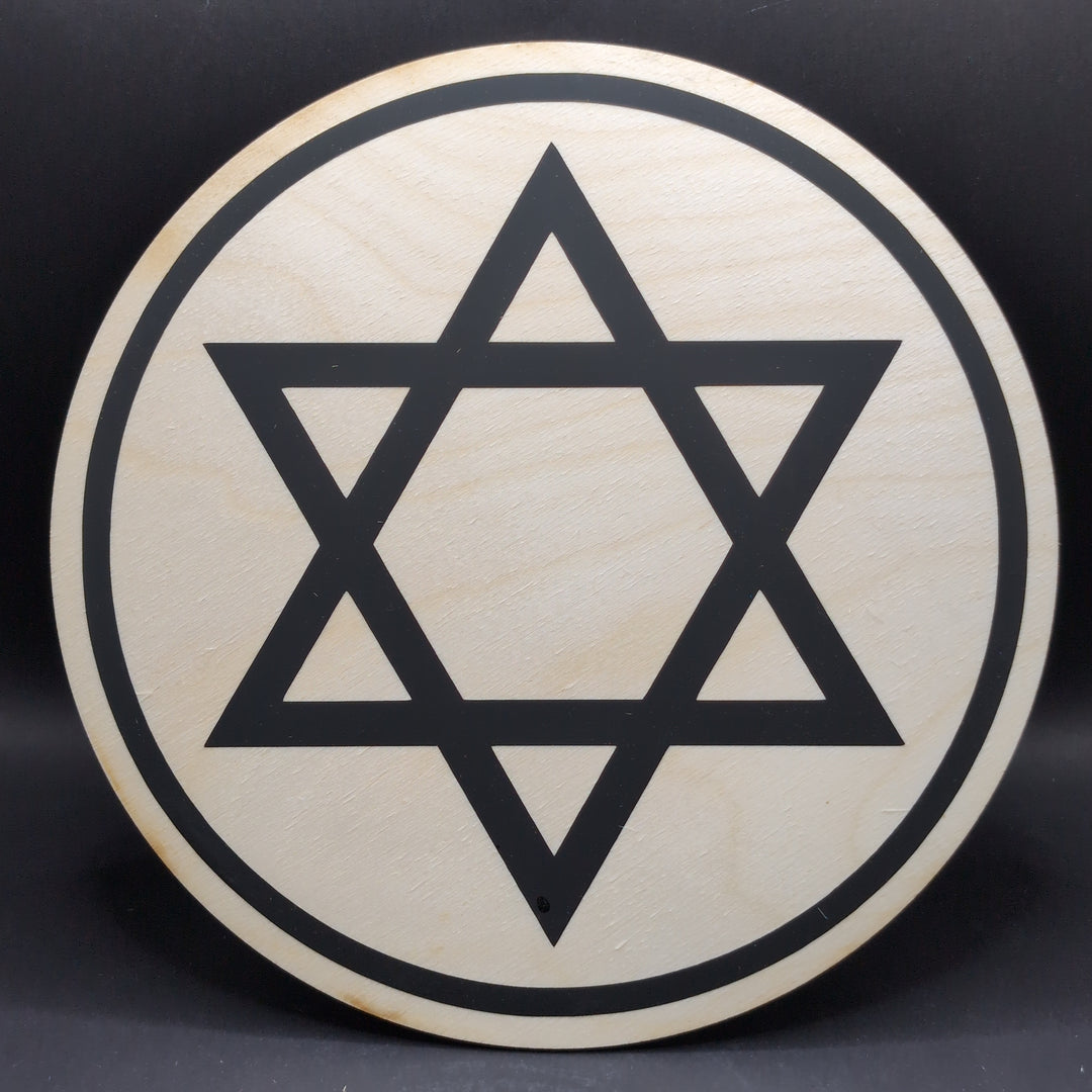 8" Six Pointed Star Crystal Grid