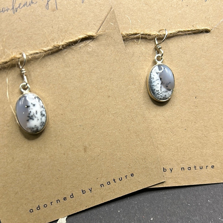 Dendritic Opal Sterling Silver Pendant