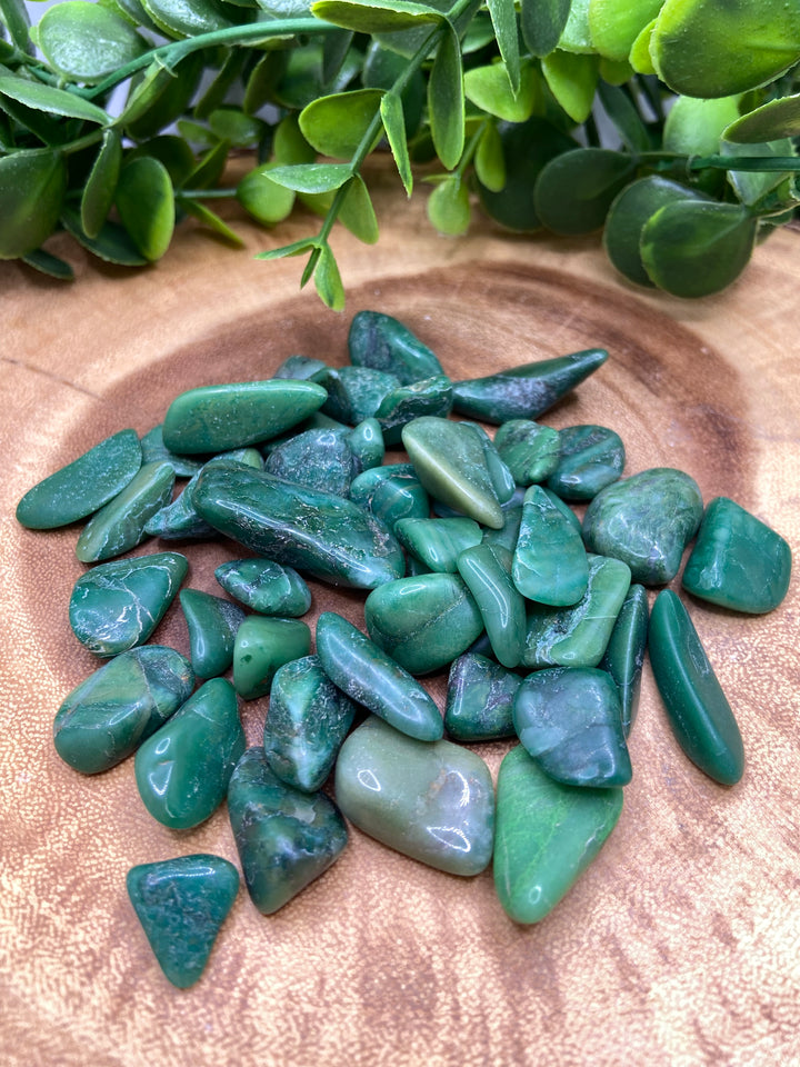 African Jade Tumbled Stones