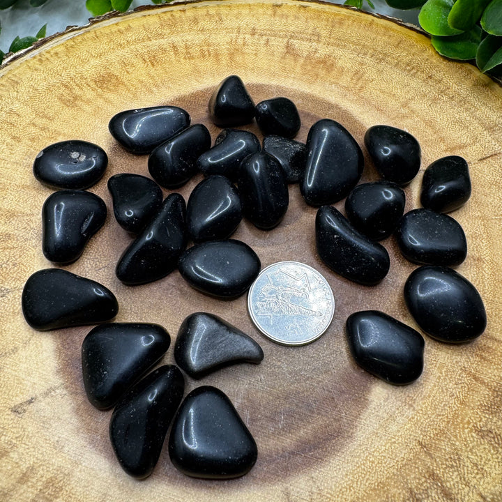 Black Obsidian Tumbled Healing Stones