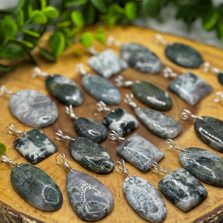 Moss Agate Pendant