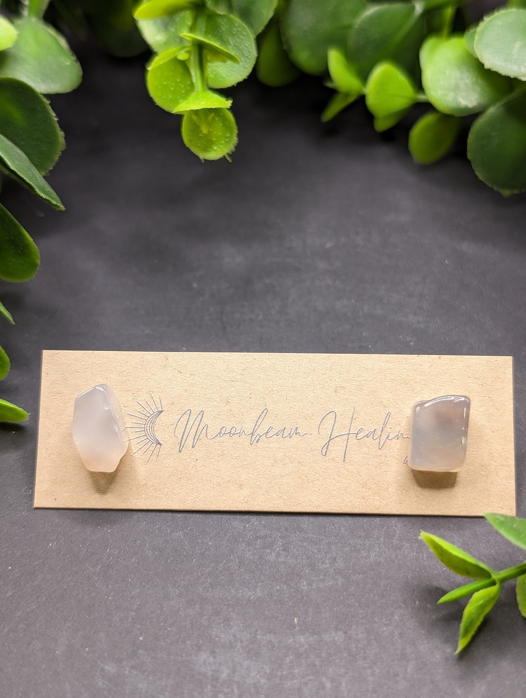 Agate Polished Earrings