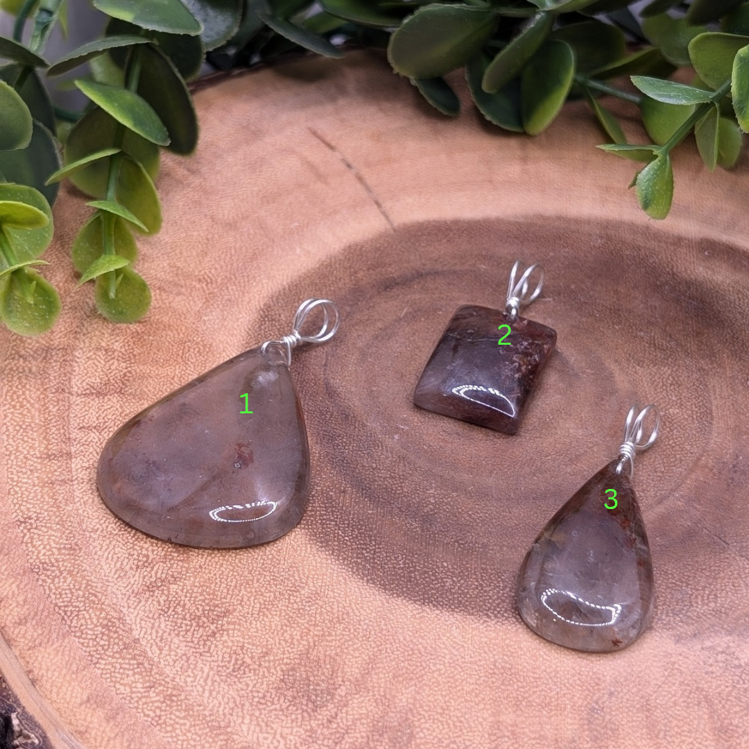 Hematoid Quartz Pendant