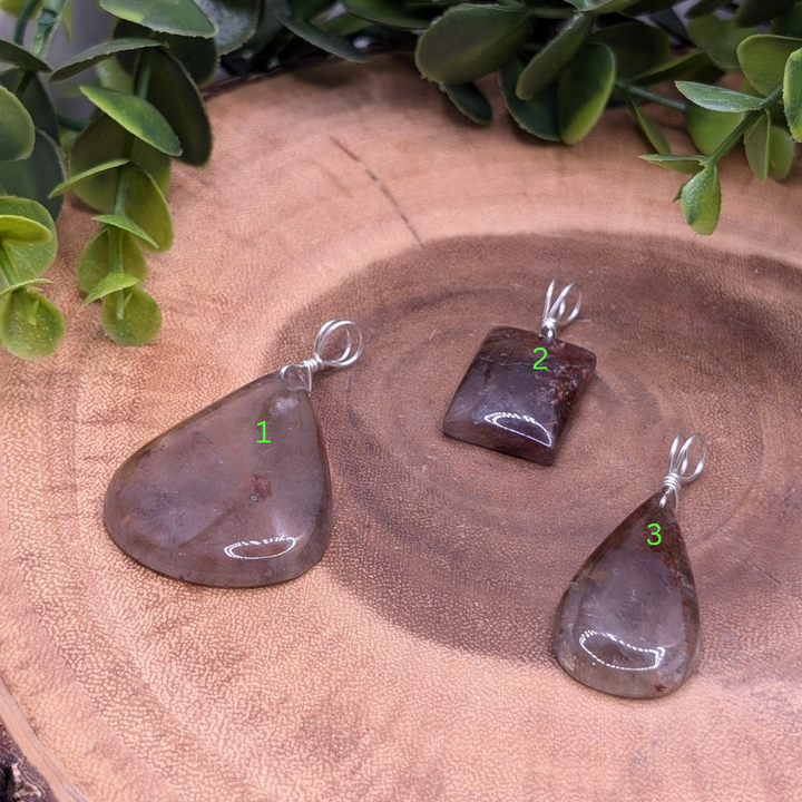 Hematoid Quartz Pendant