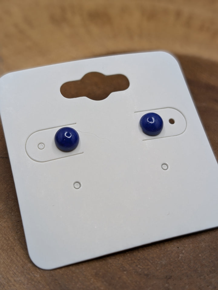 Lapis Lazuli Stud Earrings