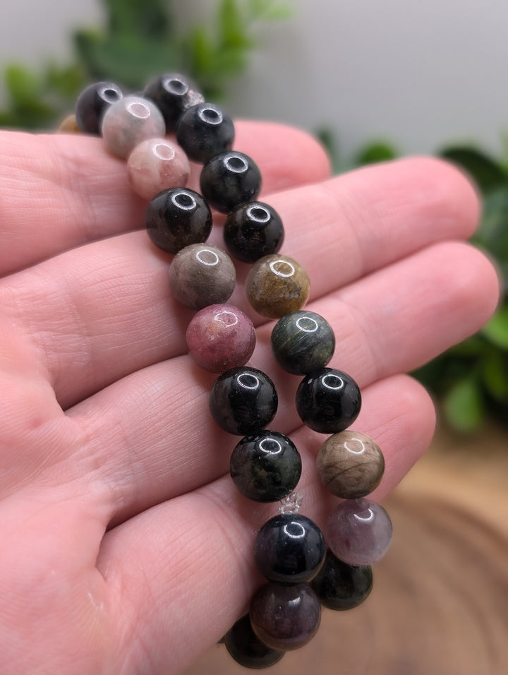 Watermelon Tourmaline 8mm Bracelet