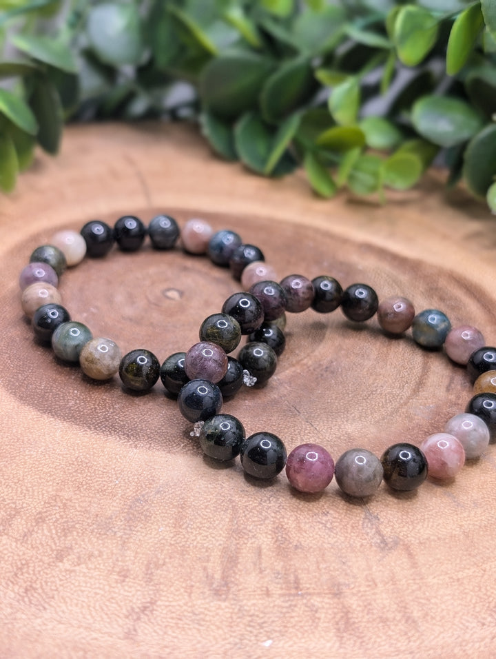 Watermelon Tourmaline 8mm Bracelet
