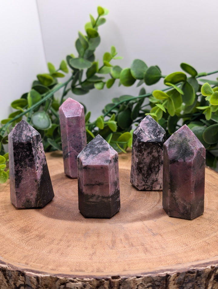 Rhodonite 2-2.5" Crystal Point