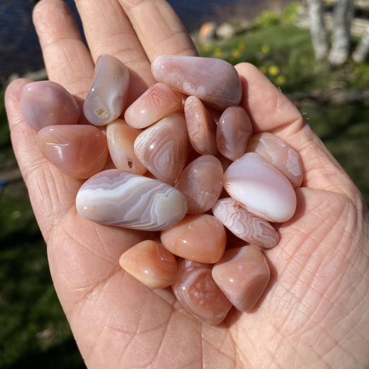 Apricot Agate Tumbled Healing Stones