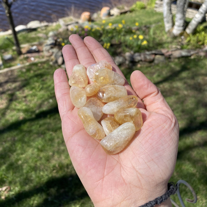 Citrine Tumbled Crystal Stones