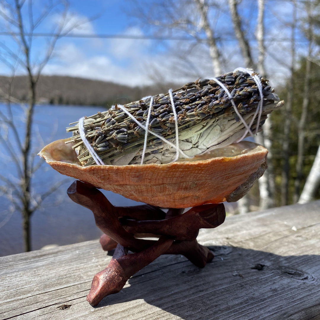 4” Lavender + White Sage Smudge Stick