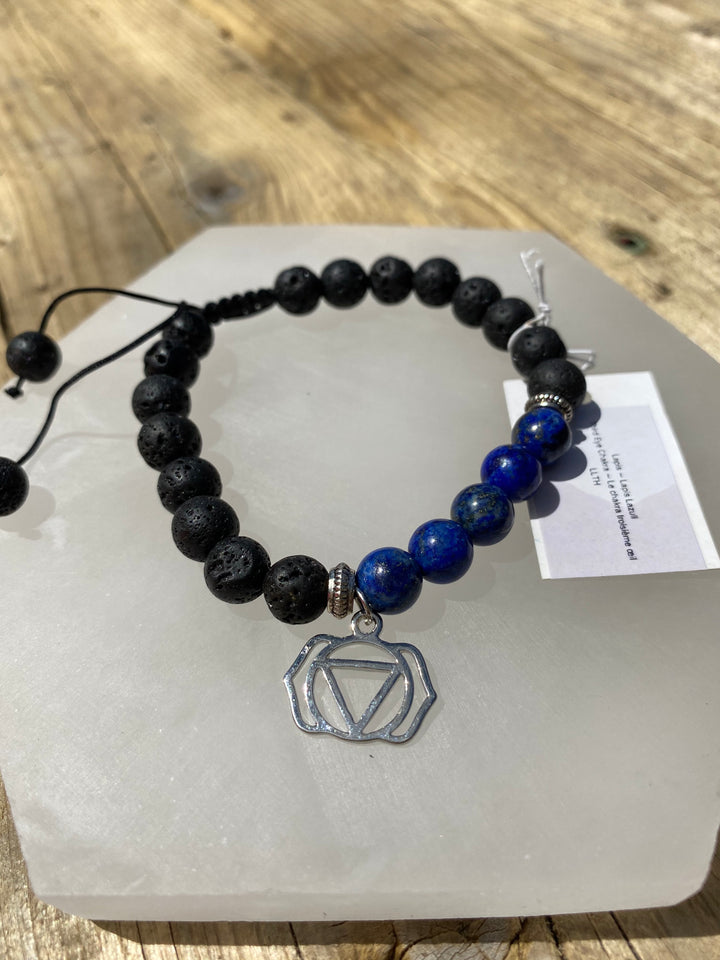 Lava Chakra Bracelet w/ Charm