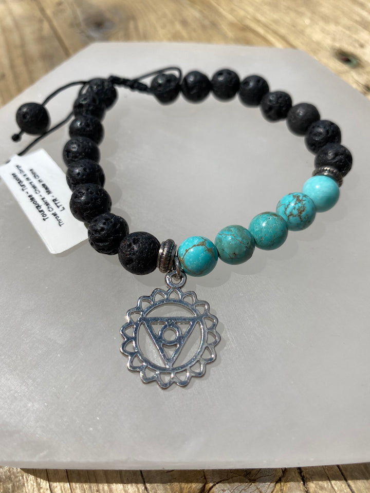 Lava Chakra Bracelet w/ Charm