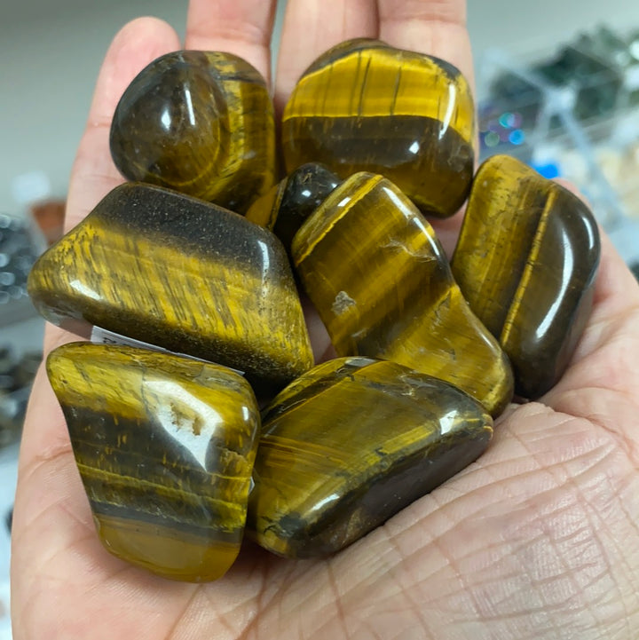 Tiger Eye Tumbled Healing Stones