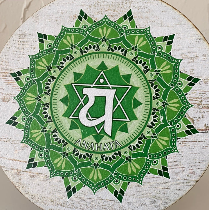 Heart Chakra Crystal Grid 6”