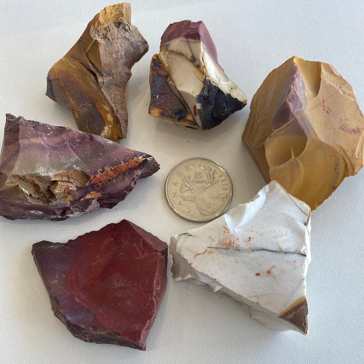 Jasper Mookaite Rough Cut