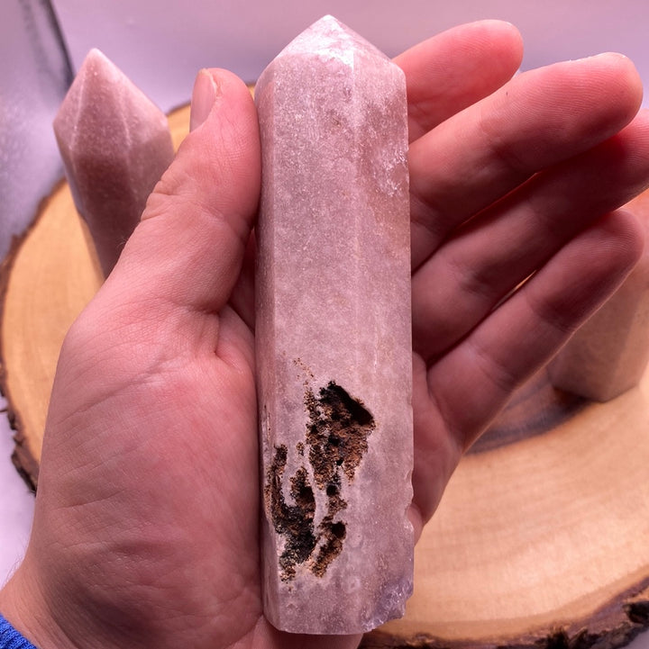 Pink Amethyst Points