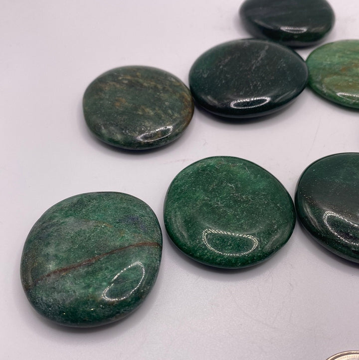 Fuchsite Palm Stones