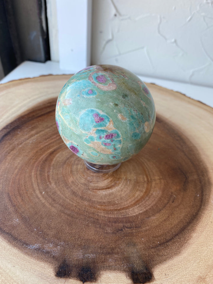 Ruby Fuchsite Sphere
