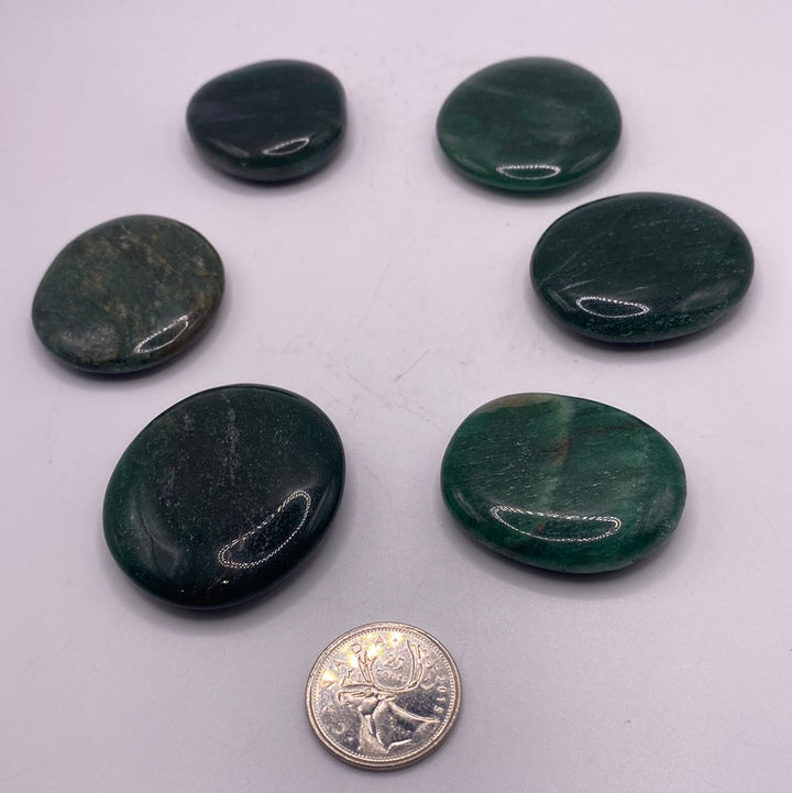 Fuchsite Palm Stones