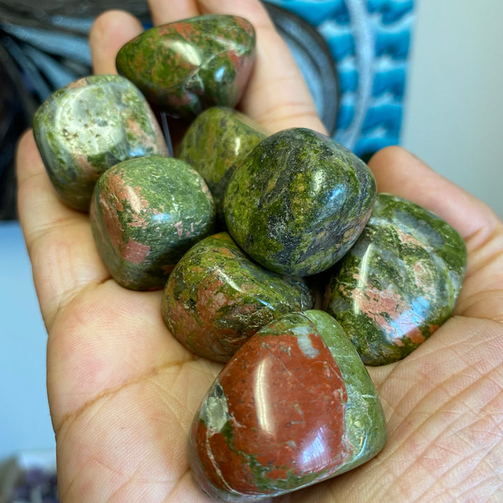 Unakite Stones Tumbled