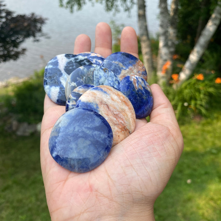 Sodalite Palm Stone