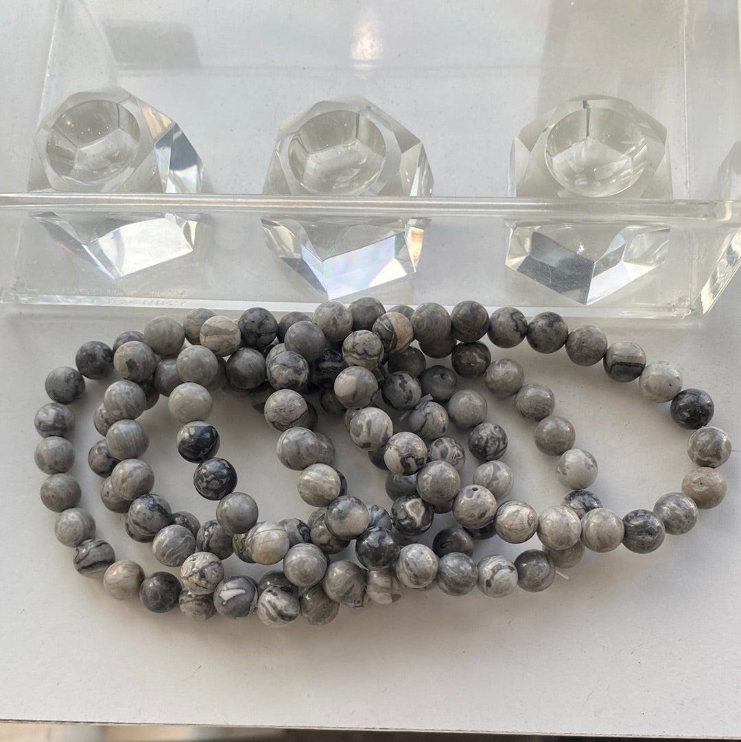 Picasso Jasper 8mm Bracelet