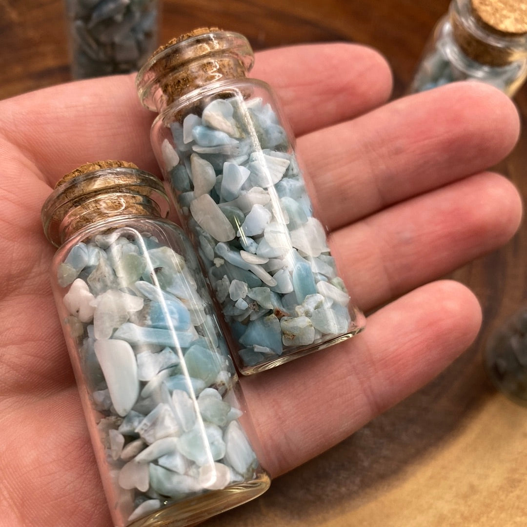 Larimar Chip Bottles