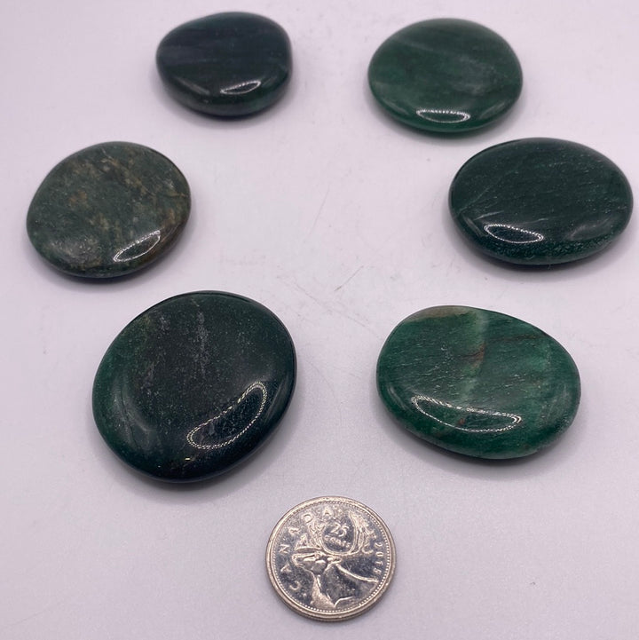 Fuchsite Palm Stones