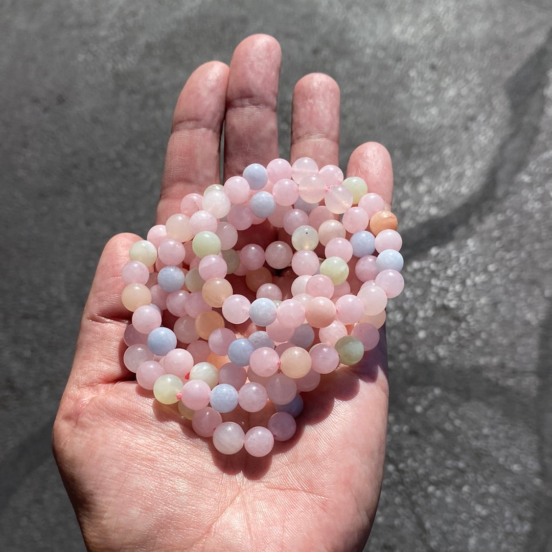 Morganite 8mm Bracelet