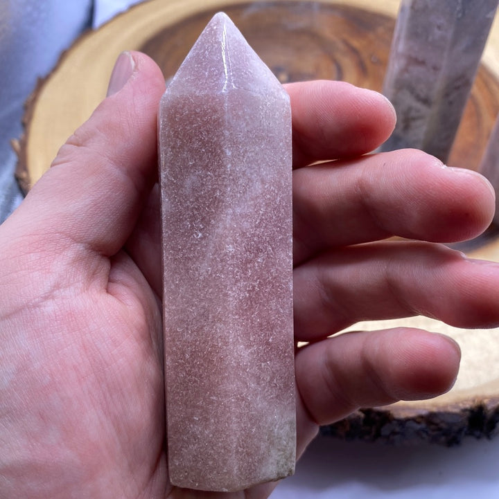 Pink Amethyst Points