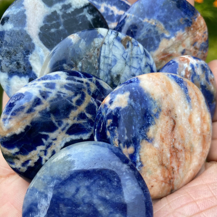 Sodalite Palm Stone