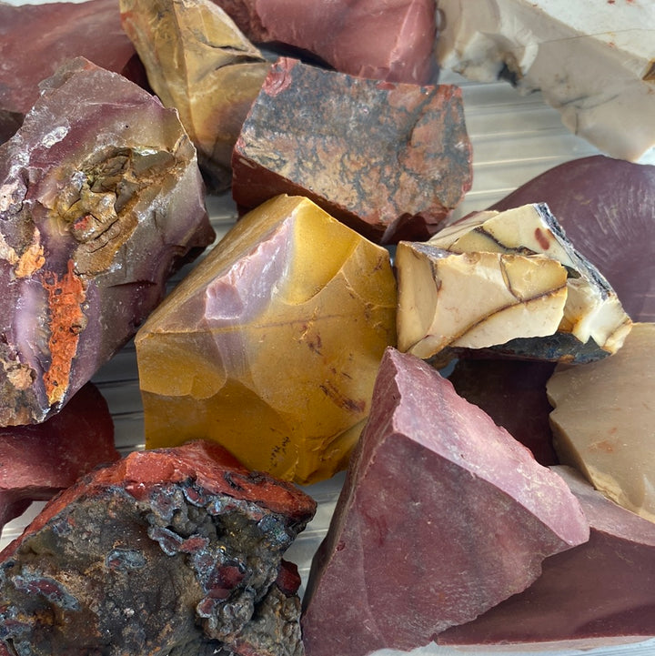 Jasper Mookaite Rough Cut