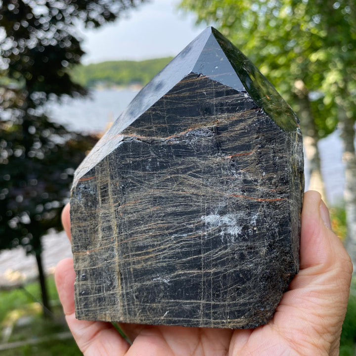 Black Tourmaline Top Polished Point (Item 12)