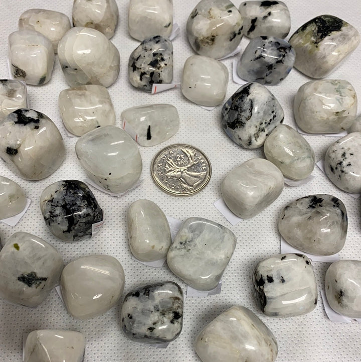 Rainbow Moonstone Tumbled Stone