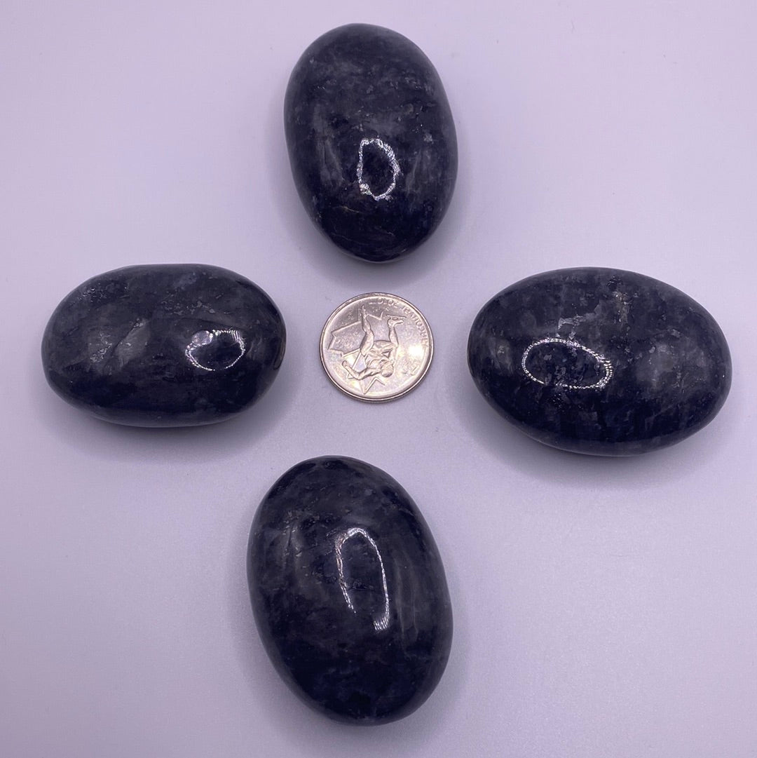 Larvikite Palm Stone