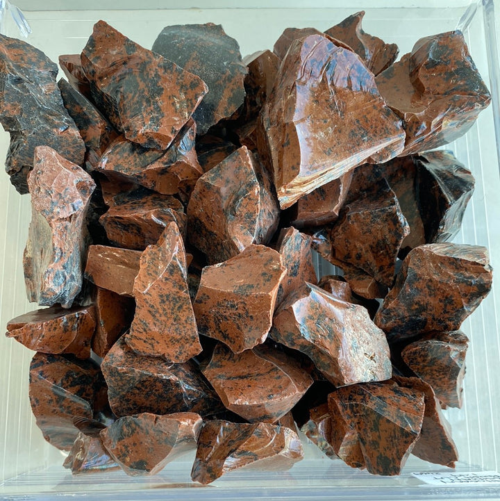 Mahogany Obsidian Rough Cut