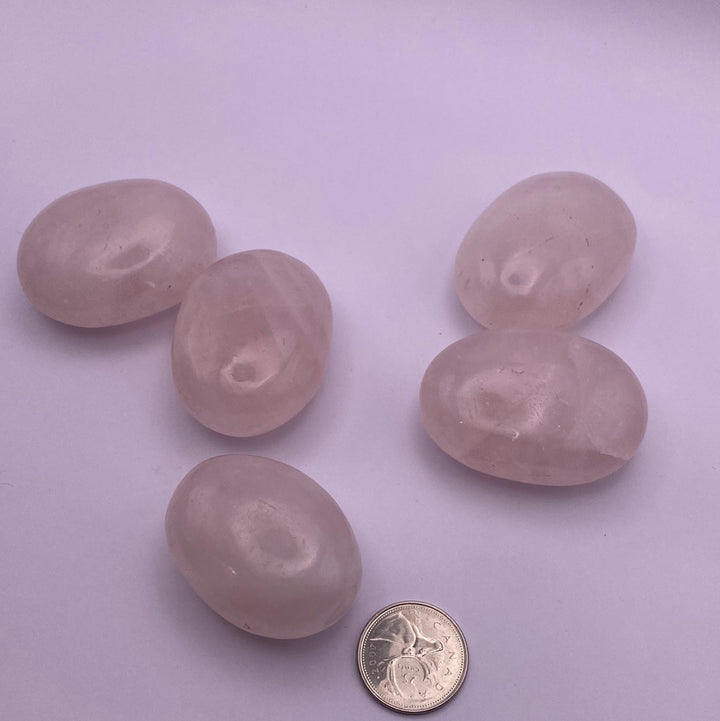 Rose Quartz Oval Palm Stones