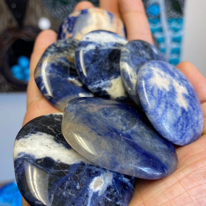 Sodalite Palm Stone