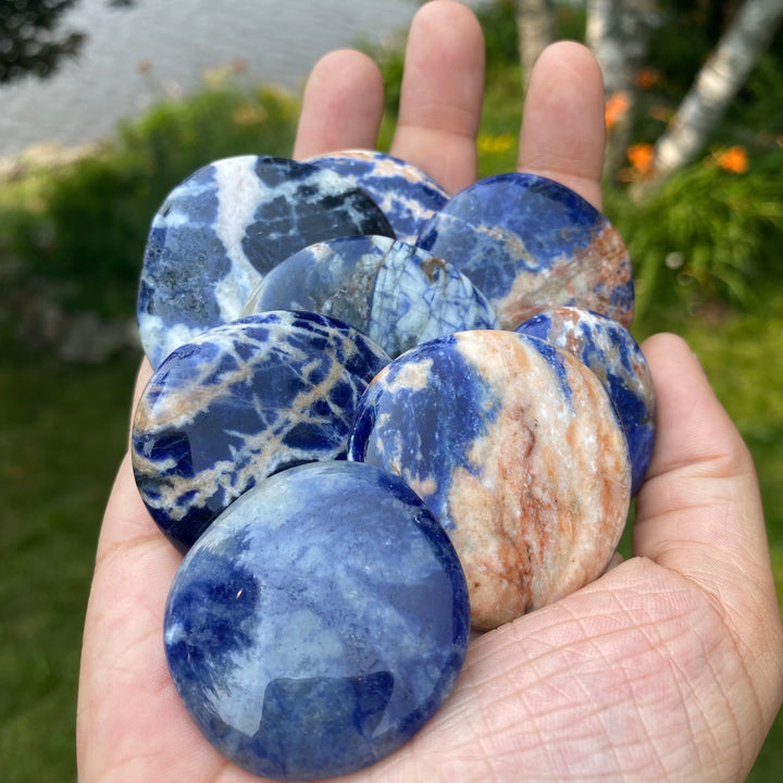 Sodalite Palm Stone