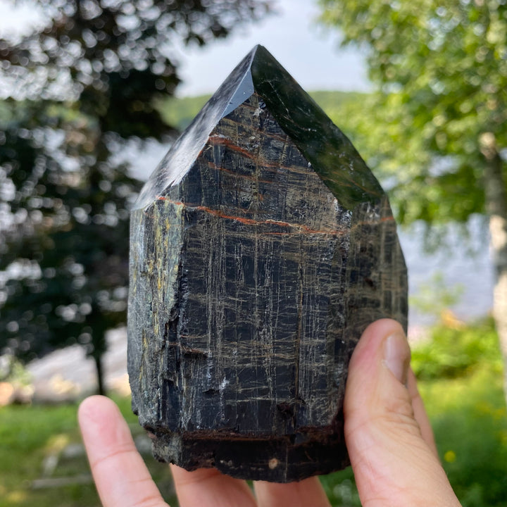 Black Tourmaline Top Polished Point (Item 12)