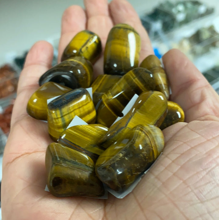 Tiger Eye Tumbled Healing Stones