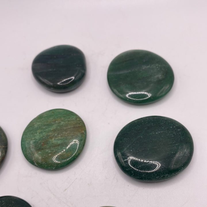 Fuchsite Palm Stones
