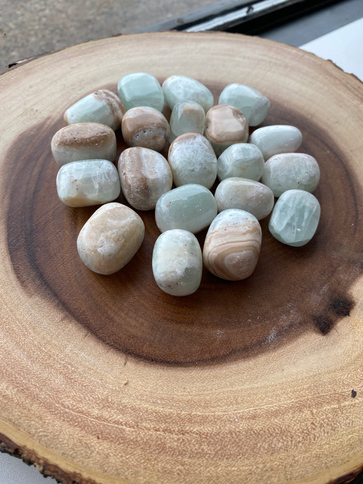 Caribbean Calcite Tumbled