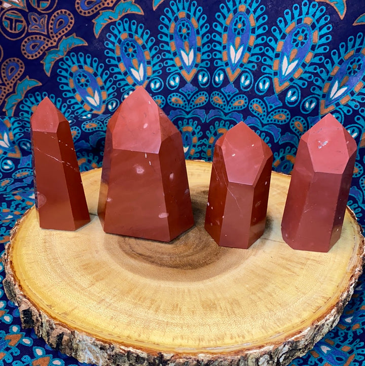 Red Jasper Polished Towers