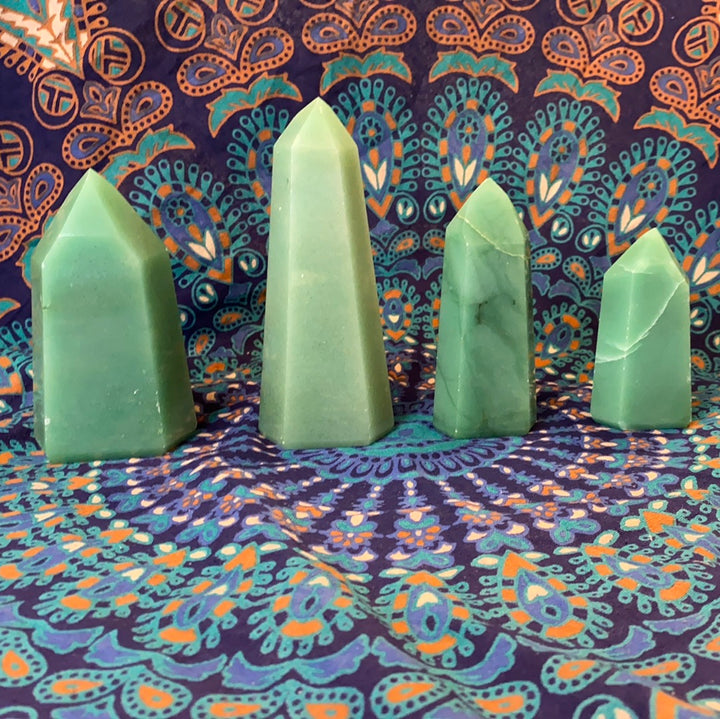 Green Aventurine Polished Points (A)