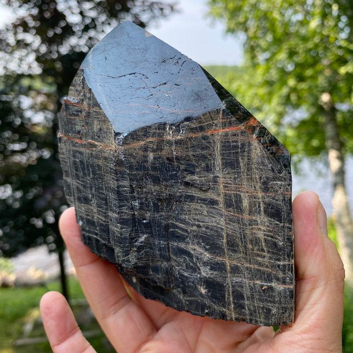 Black Tourmaline Top Polished Point (Item 12)