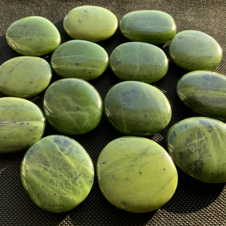 Nephrite Jade Polished Palm Stone